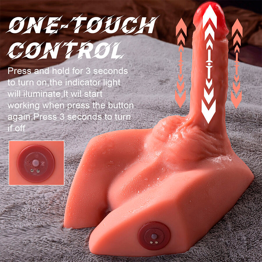 XISE - MICHAEL REALISTISCHES Wellness-Gerät UND ANUSMASTURBATOR MIT STOSSFUNKTION 15 CM