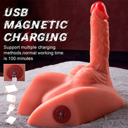 XISE - MICHAEL REALISTISCHES Wellness-Gerät UND ANUSMASTURBATOR MIT STOSSFUNKTION 15 CM