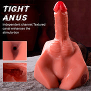 XISE - MICHAEL REALISTISCHES Wellness-Gerät UND ANUSMASTURBATOR MIT STOSSFUNKTION 15 CM