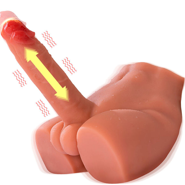 XISE - PEEL Wellness Device ASS REALISTIC Wellness Device MASTURBATOR FRONT POSITION WITH THRUSTING 17.5 CM