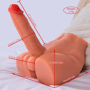 XISE - PEEL Wellness Device ASS REALISTIC Wellness Device MASTURBATOR FRONT POSITION WITH THRUSTING 17.5 CM