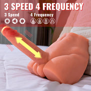 XISE - PEEL Wellness Device ASS REALISTIC Wellness Device MASTURBATOR FRONT POSITION WITH THRUSTING 17.5 CM