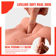 XISE - BERTLETT Wellness Device ASS REALISTIC Wellness Device AND ANUS MASTURBATOR FRONT POSITION WITH THRUSTING 18 CM