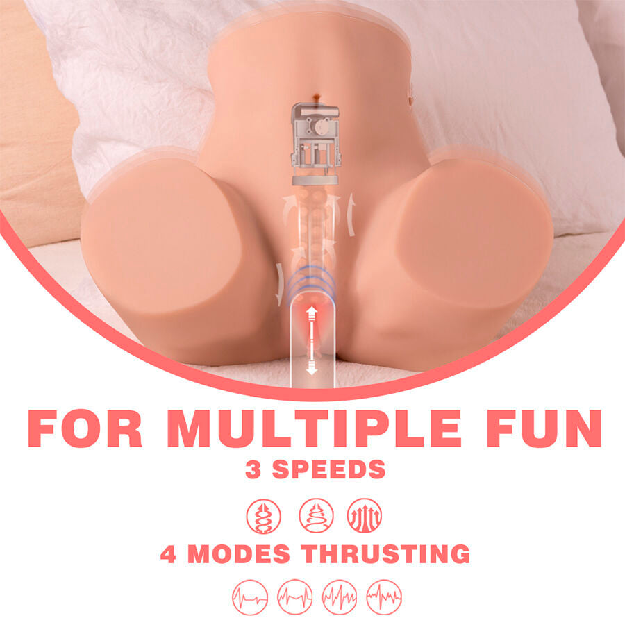 XISE - DANAE REALISTISCHER VAGINA MASTURBATOR MIT MULTI-POSITION VIBRATION