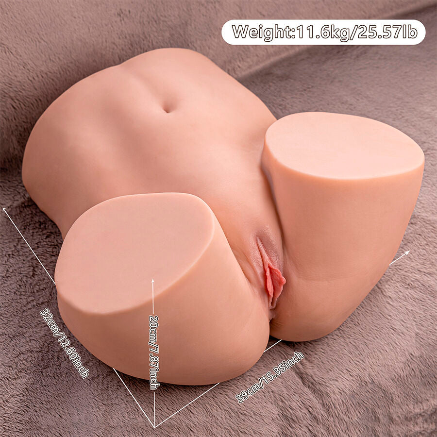 XISE - ETHEL REALISTISCHER VAGINA-MASTURBATOR MIT MULTI-POSITION-VIBRATION