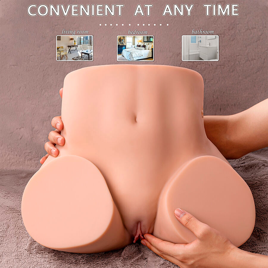 XISE - ETHEL REALISTISCHER VAGINA-MASTURBATOR MIT MULTI-POSITION-VIBRATION