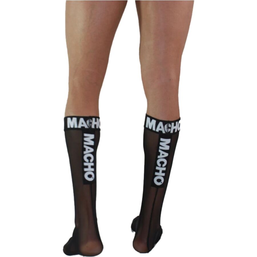 MACHO – DÜNNE SOCKEN EINHEITSGRÖSSE SCHWARZ