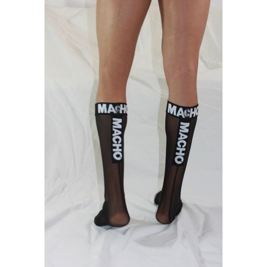 MACHO – DÜNNE SOCKEN EINHEITSGRÖSSE SCHWARZ