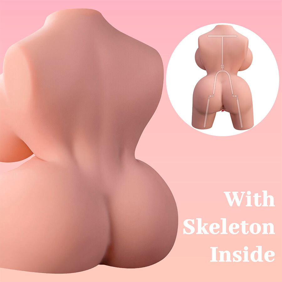 XISE - FRIEDA REALISTISCHER FRAUENOBERKÖRPER MIT VIBRATION 36 CM