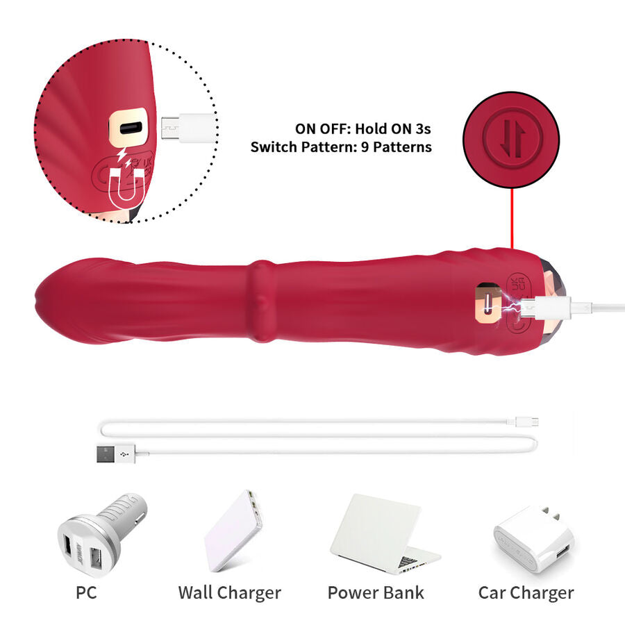 ARMONY - THERMO-ADJUSTABLE POINT A STIMULATOR Sensory Device Wellness Device RED