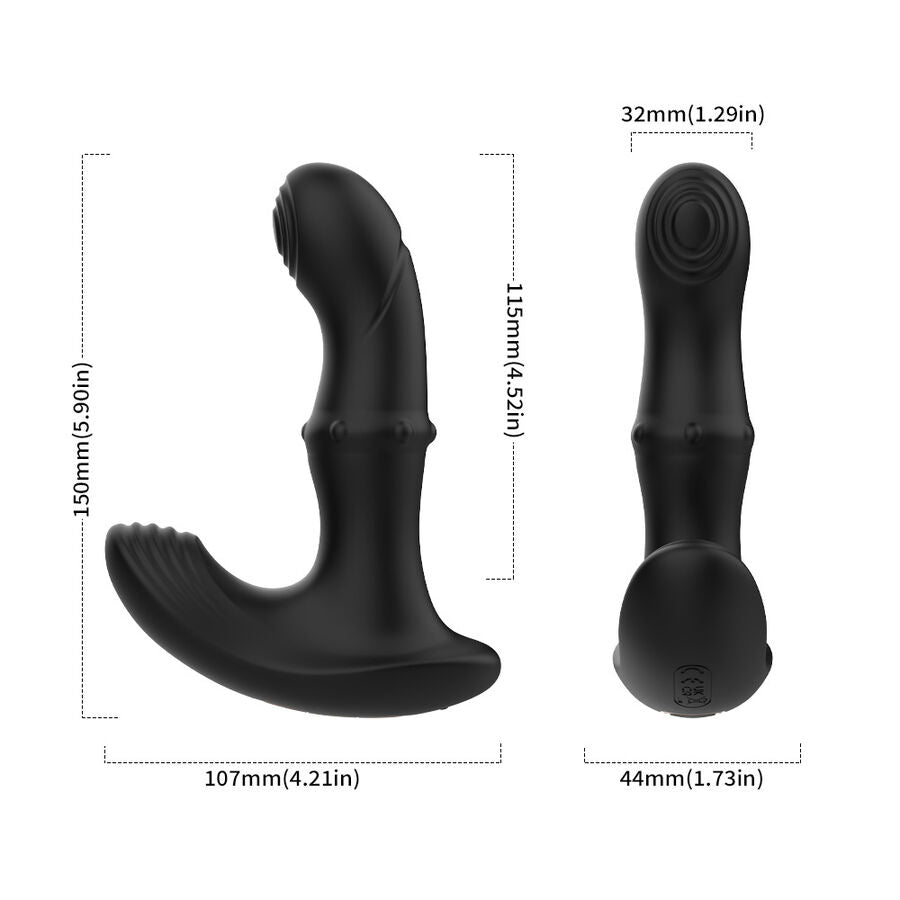 ARMONY - ANAL PROSTATA Sensorgerät FERNBEDIENUNG SCHWARZ