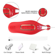 ARMONY - ANAL Sensory Device PANTY C AND G-SPOT STIMULATOR REMOTE CONTROL RED