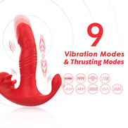 ARMONY - ANAL Sensory Device PANTY C AND G-SPOT STIMULATOR REMOTE CONTROL RED