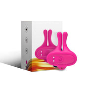ARMONY - KANINCHENFORM VIBRATION MAGNETISCHE BRUSTWARZENKLEMMEN ROSA