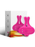 ARMONY - KANINCHENFORM VIBRATION MAGNETISCHE BRUSTWARZENKLEMMEN ROSA