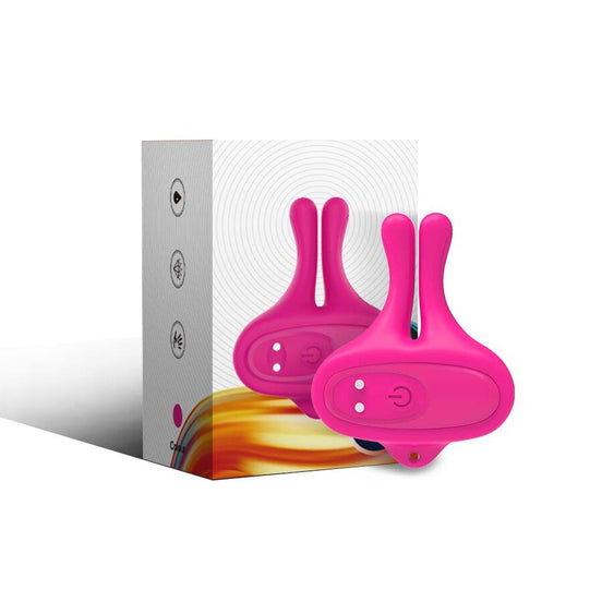 ARMONY - KANINCHENFORM VIBRATION MAGNETISCHE BRUSTWARZENKLEMMEN ROSA