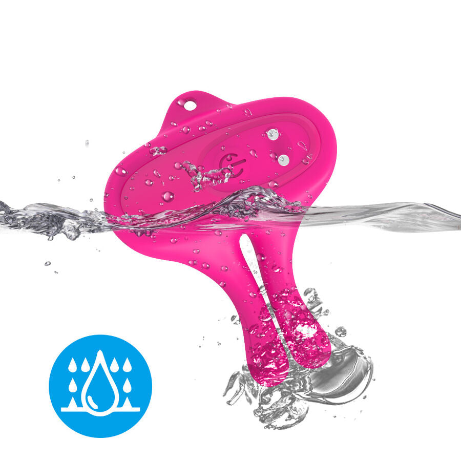 ARMONY - KANINCHENFORM VIBRATION MAGNETISCHE BRUSTWARZENKLEMMEN ROSA
