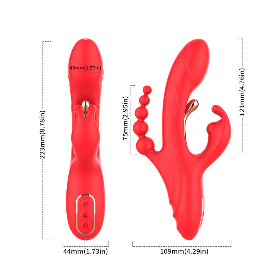 ARMONY - G-SPOT AND CLITORIS STIMULATOR Sensory Device RED