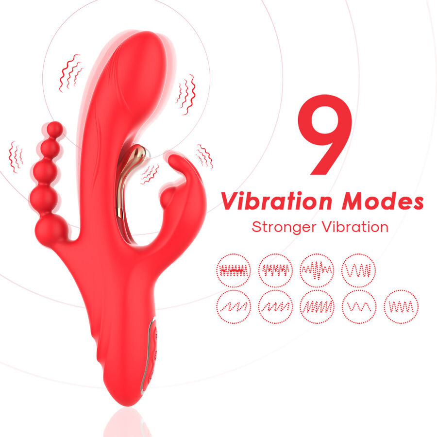 ARMONY - G-SPOT AND CLITORIS STIMULATOR Sensory Device RED