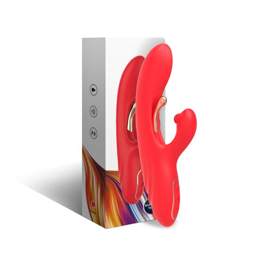 ARMONY - G-SPOT AND CLITORIS STIMULATOR Sensory Device WITH OSCILLATING TONGUE RED
