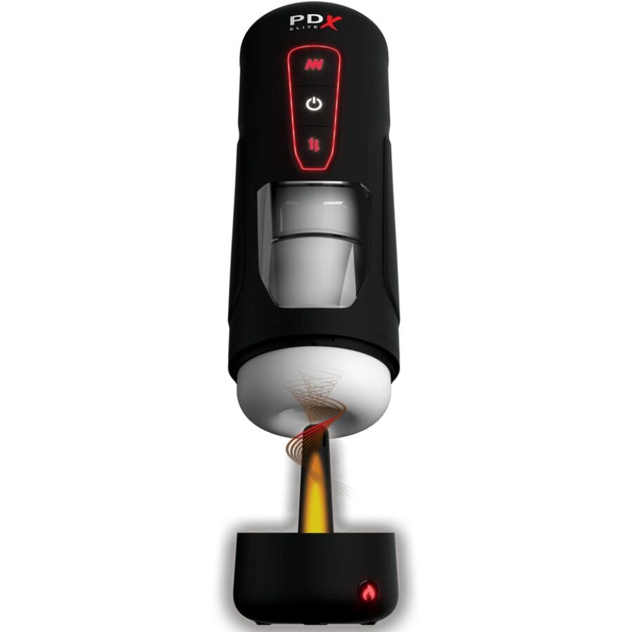 PDX ELITE - MILK ME HOTTER AUTOMATISCHER MASTURBATOR MIT STOSS- UND WÄRMEFUNKTION VIBRATION