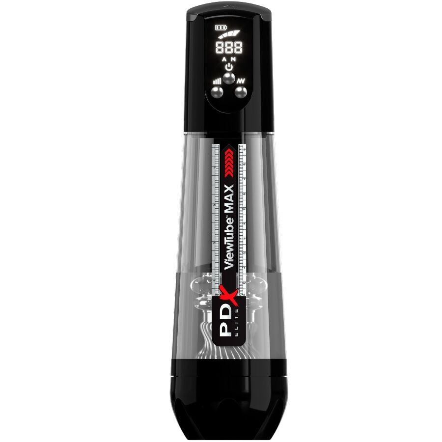 PDX ELITE – VIEWTUBE MAX VIEW AUTOMATISCHER MASTURBATOR MIT TRANSPARENTER SAUGFUNKTION