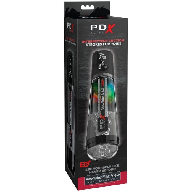 PDX ELITE – VIEWTUBE MAX VIEW AUTOMATISCHER MASTURBATOR MIT TRANSPARENTER SAUGFUNKTION