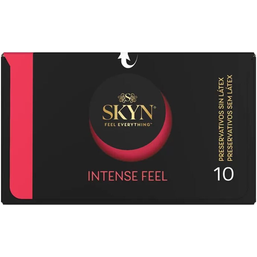 SKYN - INTENSE FEEL TEXTURIERTES KONDOM MIT WELLEFÖRMIGEM DESIGN 10 STÜCK