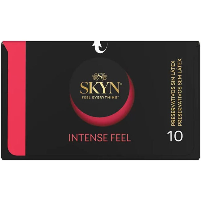 SKYN - INTENSE FEEL TEXTURIERTES KONDOM MIT WELLEFÖRMIGEM DESIGN 10 STÜCK