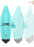 INTENSE - ECHO VIBRATING BULLET DOLPHIN BLUE 8 X 4.7 CM