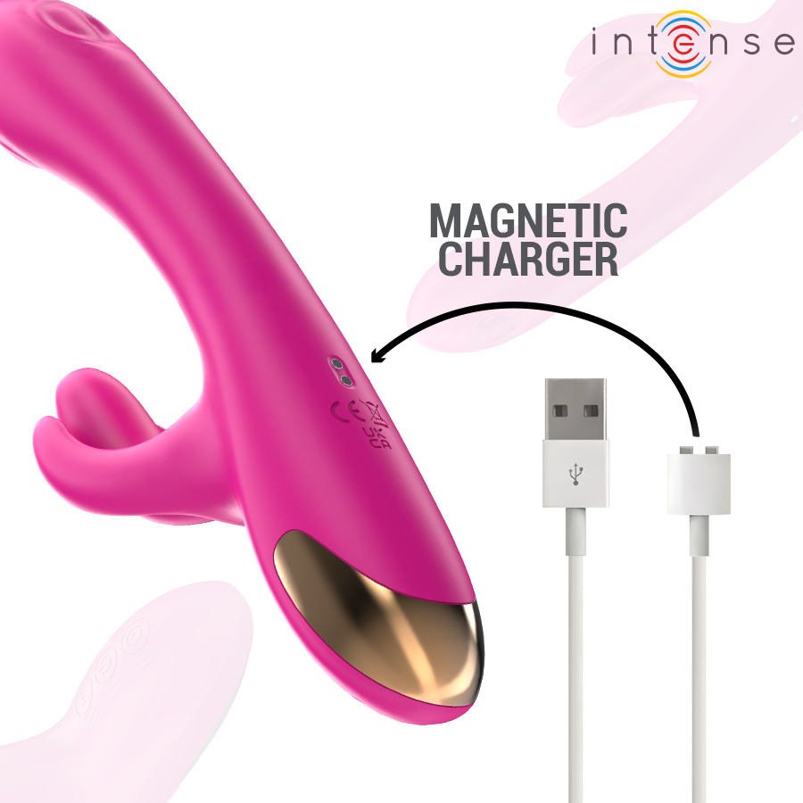 INTENSE - BRITNEY MULTIFUNCTION RABBIT Sensory Device 23 CM PINK