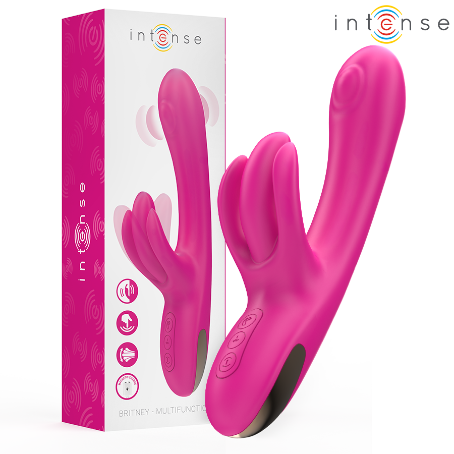 INTENSE - BRITNEY MULTIFUNCTION RABBIT Sensory Device 23 CM PINK