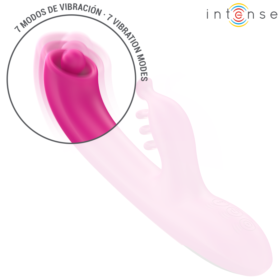 INTENSE - CHRISTINA MULTIFUNCTION RABBIT Sensory Device 22.5 CM PINK