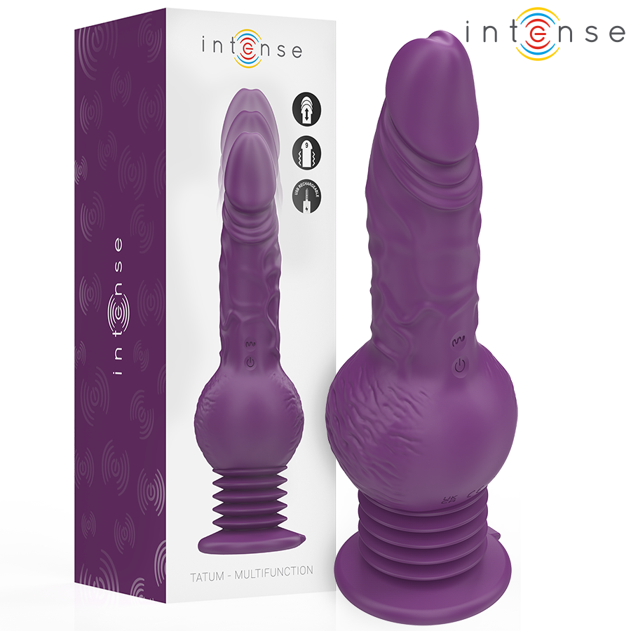 INTENSE - TATUM MULTIFUNCTION Sensory Device WITH UP AND DOWN VIBRATION 24 CM PURPLE