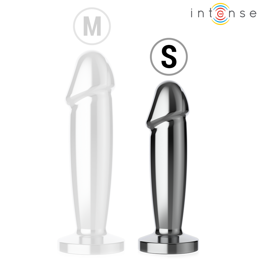 INTENSE - ANAL PLUG 10 VIBRATIONS METAL Wellness Device WITH REMOTE CONTROL S