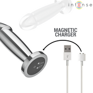 INTENSE - ANAL PLUG 10 VIBRATIONS METAL Wellness Device WITH REMOTE CONTROL S
