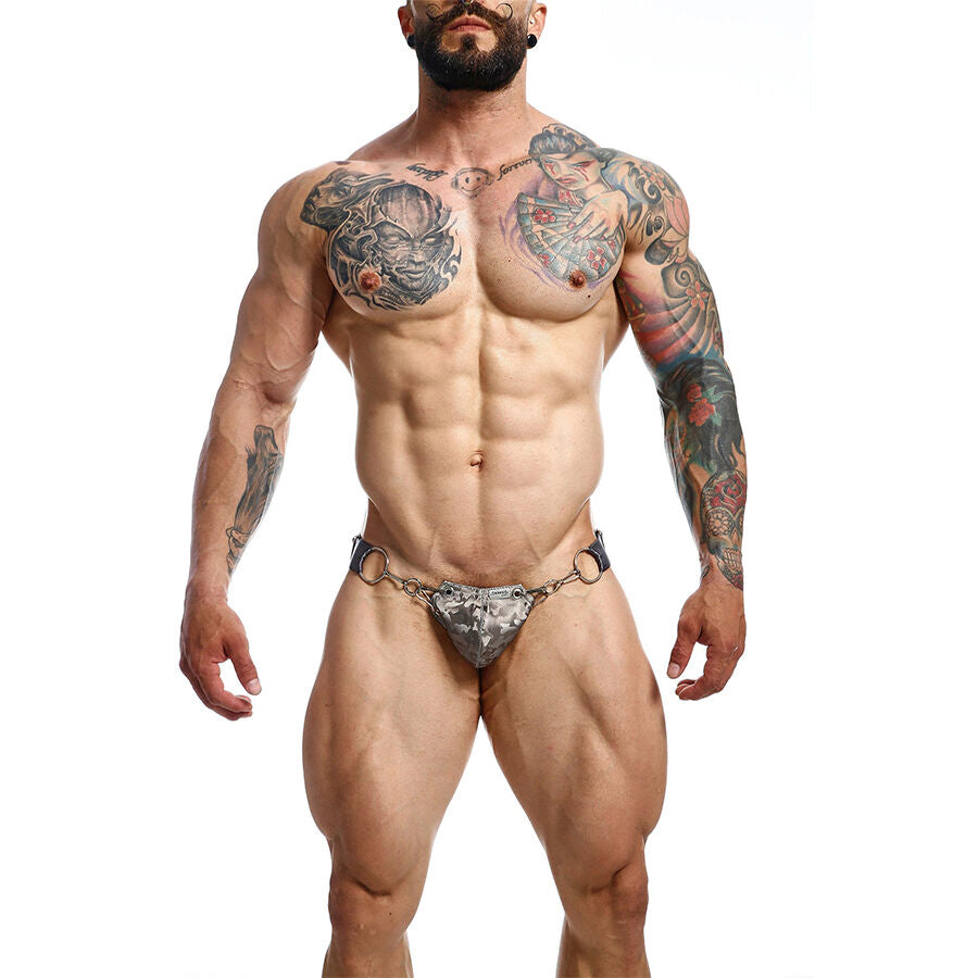 MOB – DNGEON SNAP JOCKSTRAP GRAU EINHEITSGRÖSSE