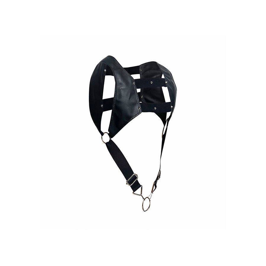 MOB - DNGEON BLACK HARNESS MIT OBEREM Intimate Wellness Ring EINHEITSGRÖSSE