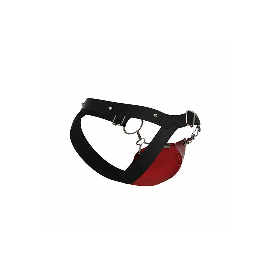 MOB - DNGEON SNAP JOCKSTRAP ROT EINHEITSGRÖSSE