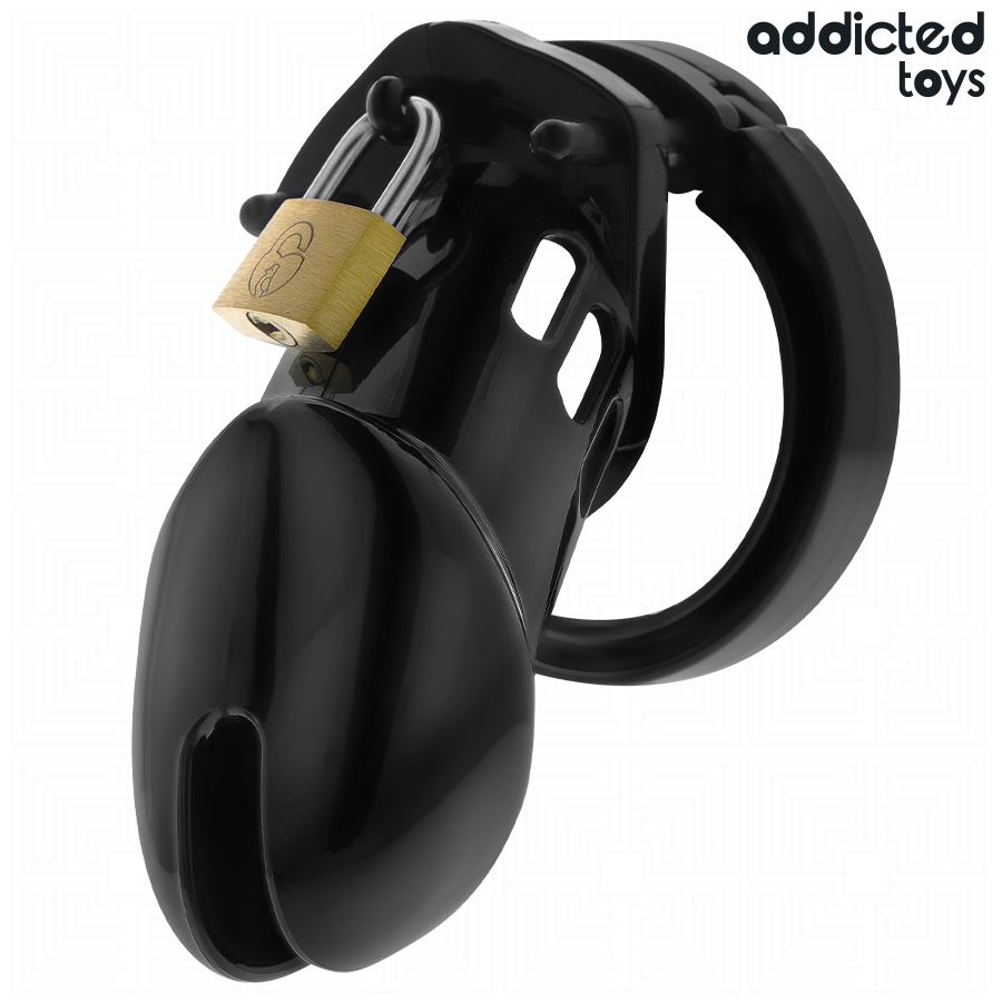 ADDICTED TOYS LOCKED – OBSIDIAN HOLD PENISKÄFIG GRÖSSE M