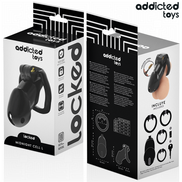 ADDICTED TOYS LOCKED - MINDNIGHT CELL PENIS KÄFIG GRÖSSE L