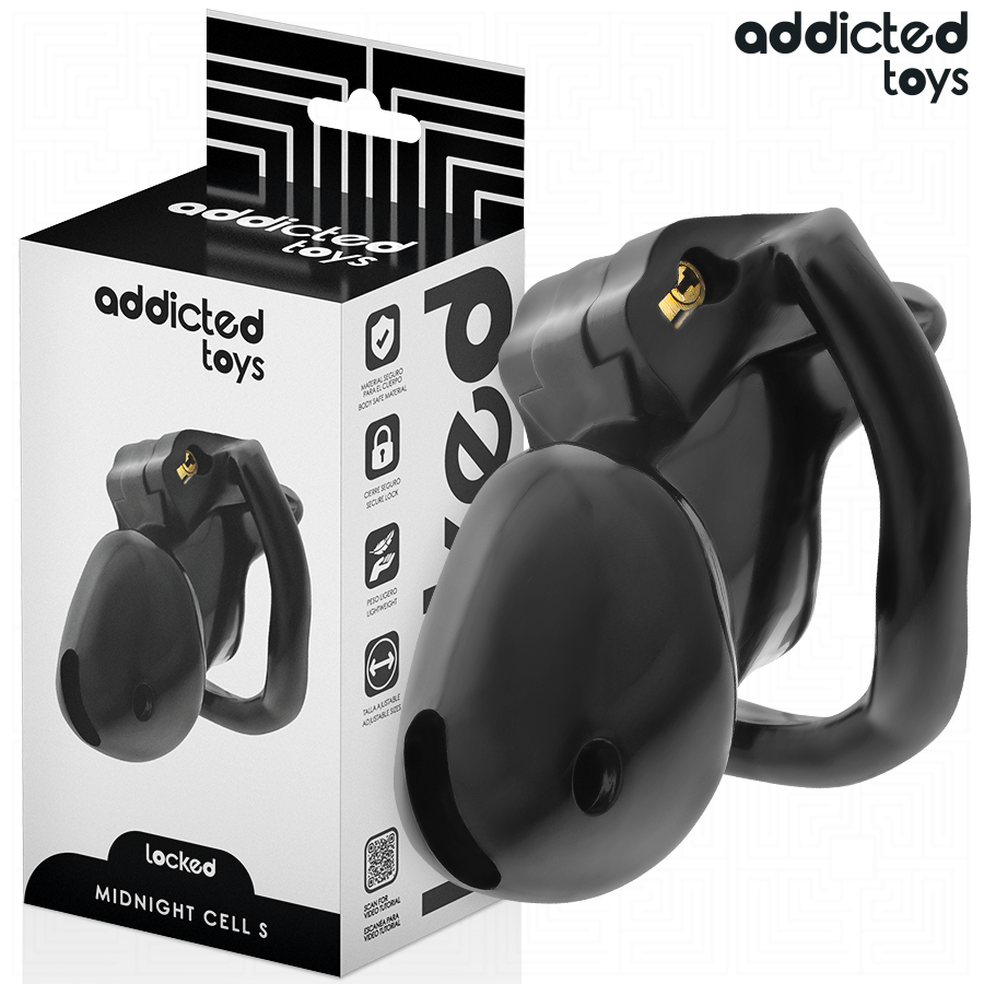 ADDICTED TOYS LOCKED - MINDNIGHT ZELLEN PENISKÄFIG GRÖSSE S