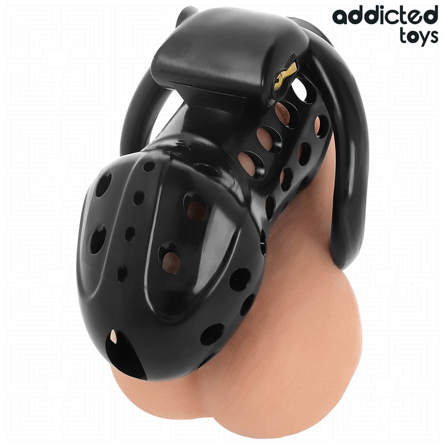 ADDICTED TOYS LOCKED - GEKETTETER HOHLER PENISKÄFIG 10,5 CM