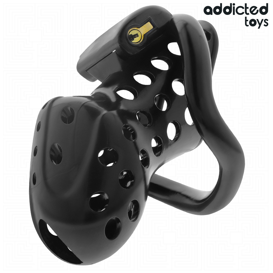 ADDICTED TOYS LOCKED - GEKETTETER HOHLER PENISKÄFIG 10,5 CM