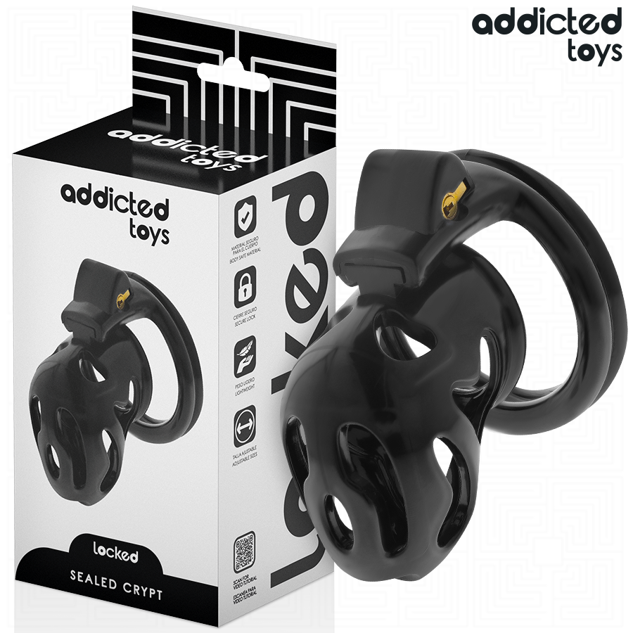 ADDICTED TOYS LOCKED - SEALED CRYPT PENIS KÄFIG 8 CM