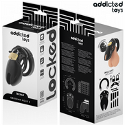 ADDICTED TOYS GESPERRT - OBSIDIAN HOLD PENISKÄFIG GRÖSSE S