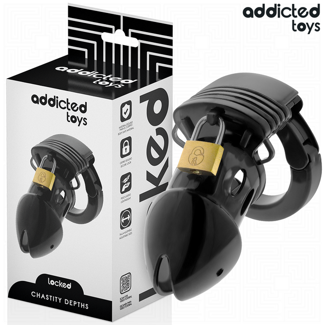 ADDICTED TOYS GESPERRT - KEUSCHHEITS-TIEFEN-PENISKÄFIG 7,5 CM