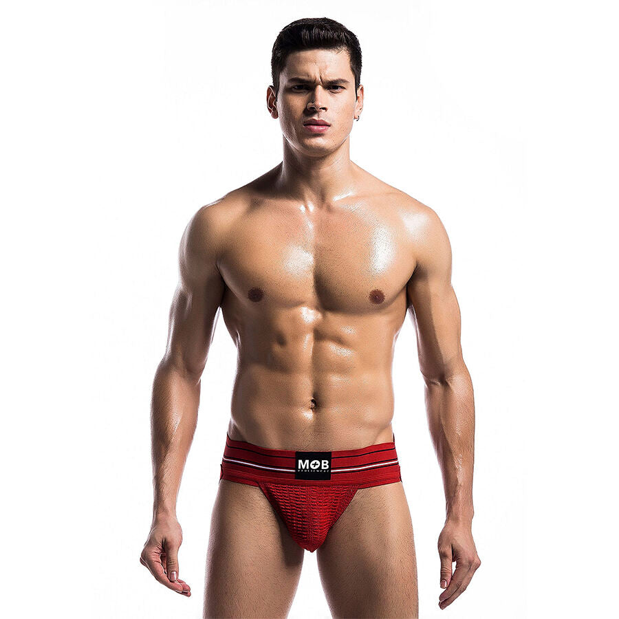MOB – KLASSISCHER ROTER THONG GRÖSSE L