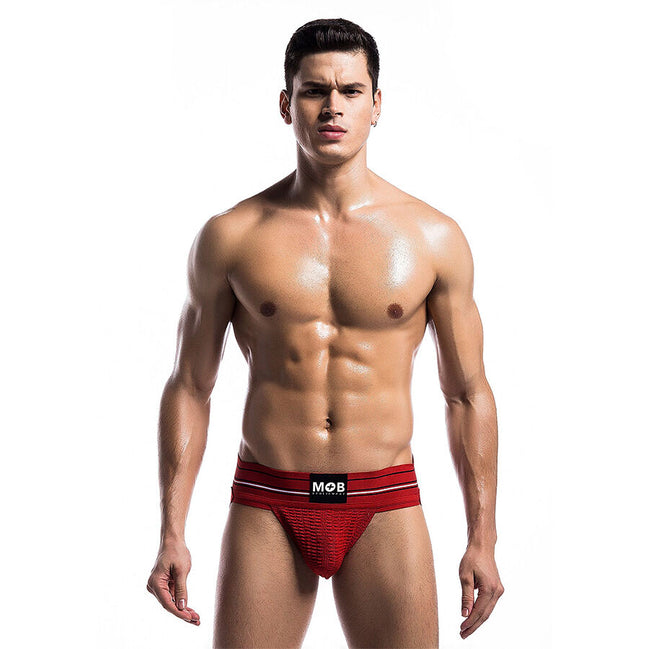 MOB – KLASSISCHER ROTER THONG GRÖSSE L