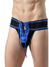 MOB - FETISCH JOCKSTRAP FOOTBALL BLAU GRÖSSE L